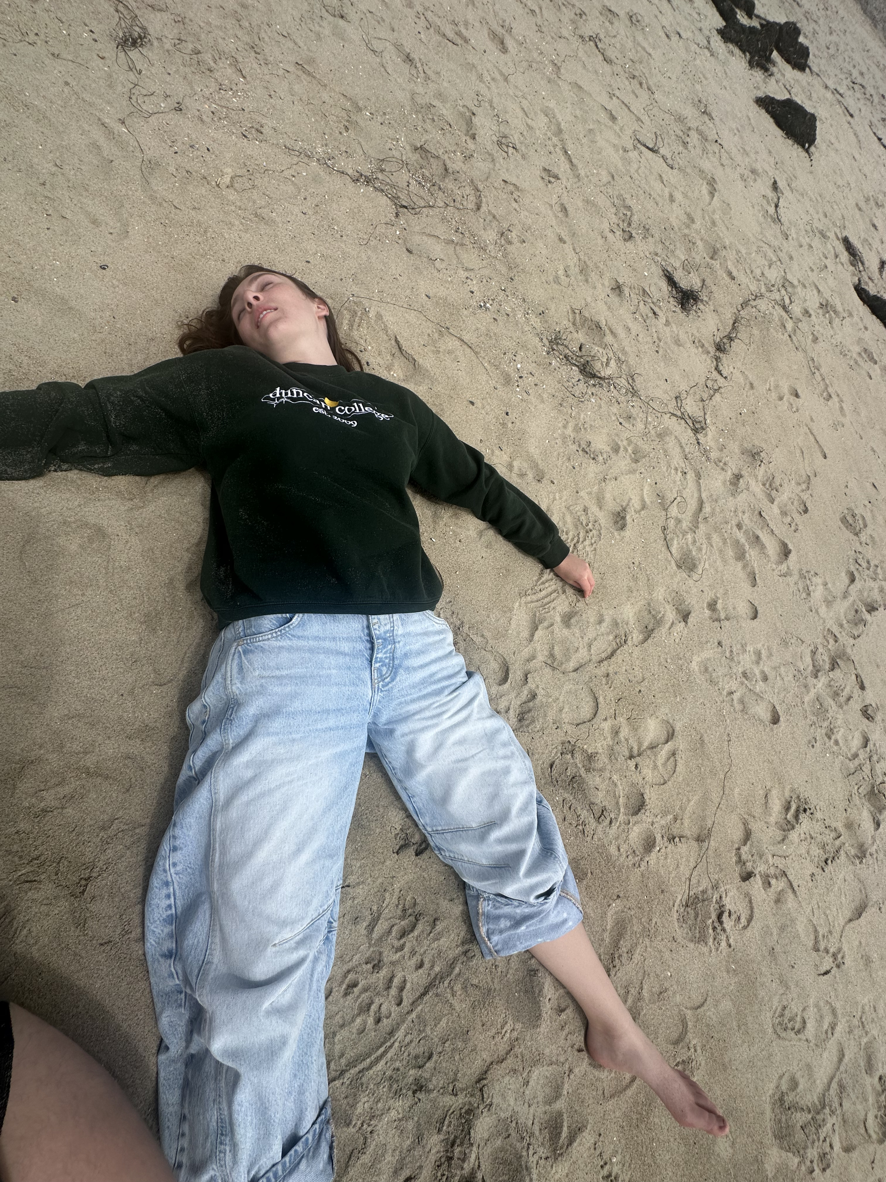 Emmy at the beach